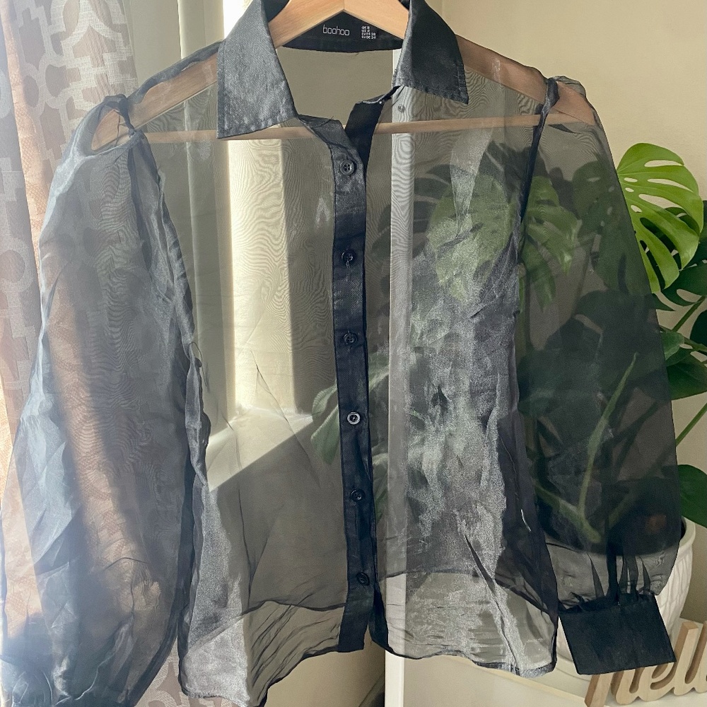 See Through Blouse
